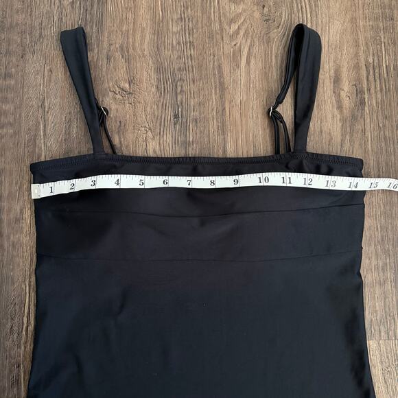 Summersalt Oasis Tankini Top in Black Size 8 - Picture 7 of 9